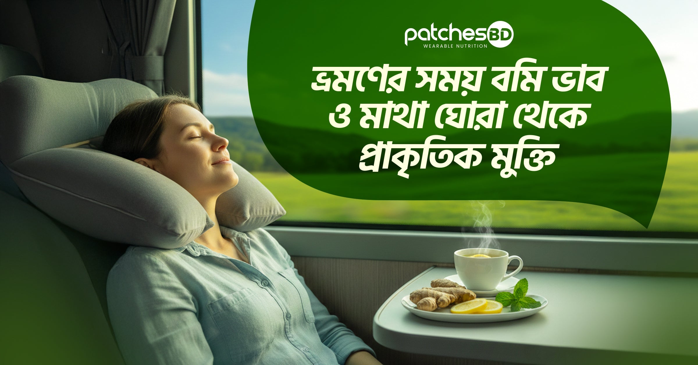 Anti-Motion Sickness Patch: ভ্রমণের সময় বমি ভাব ও মাথা ঘোরা থেকে প্রাকৃতিক মুক্তি
