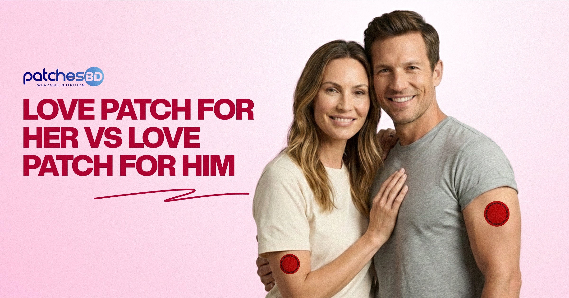 Love Patch for her vs Love Patch for him