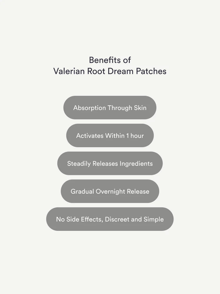 List of benefits of Valerian Root Dream Patches