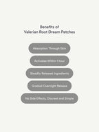 List of benefits of Valerian Root Dream Patches