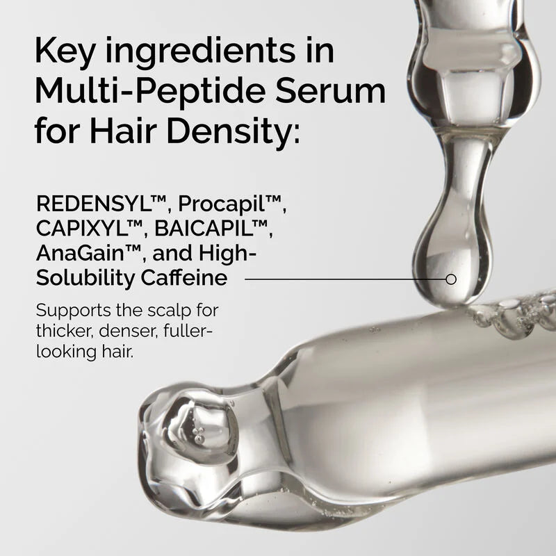 Multi-Peptide Serum for Hair Density with key ingredients