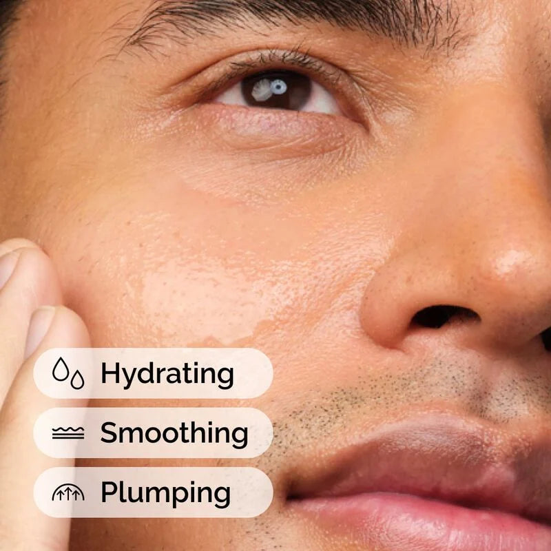 indicating hydrating, smoothing, and plumping effects.